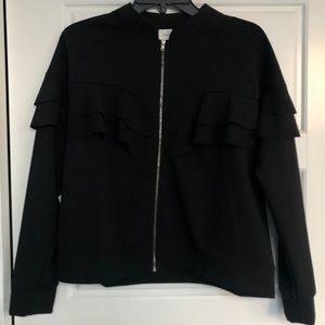 Unworn black bomber-style jacket 🖤